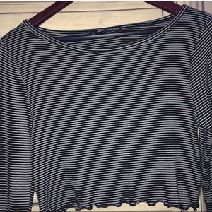 Brandy Melville Long Sleeved Striped Top